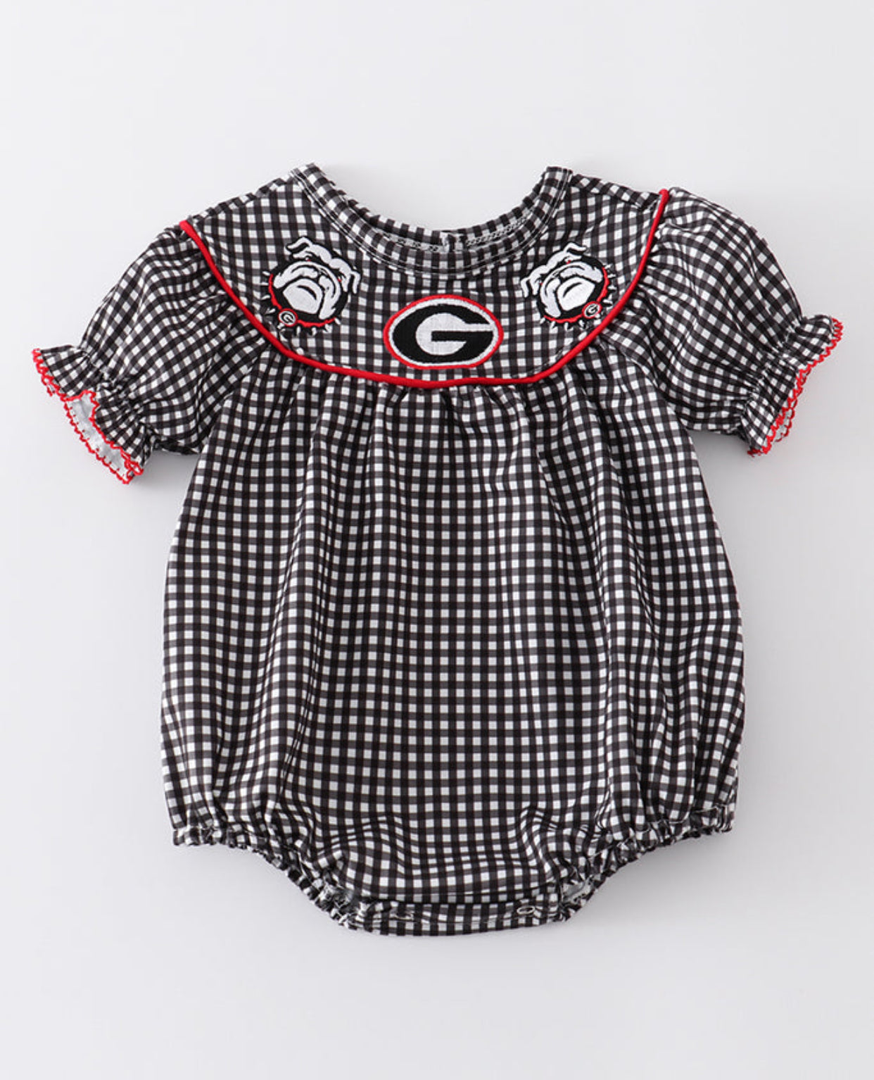Black Plaid Georgia Girl Bubble