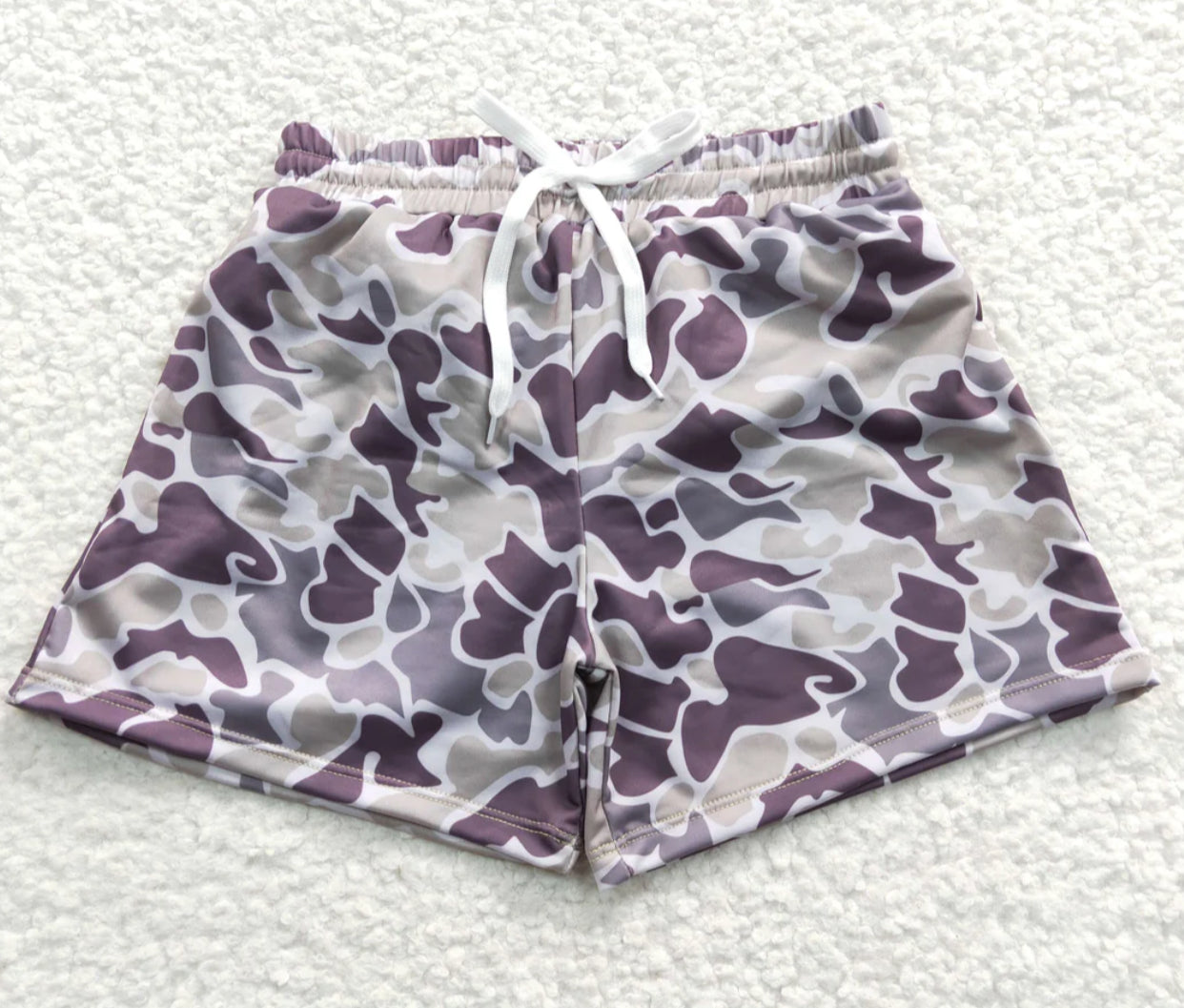 Boy’s Camo Swim Trunks