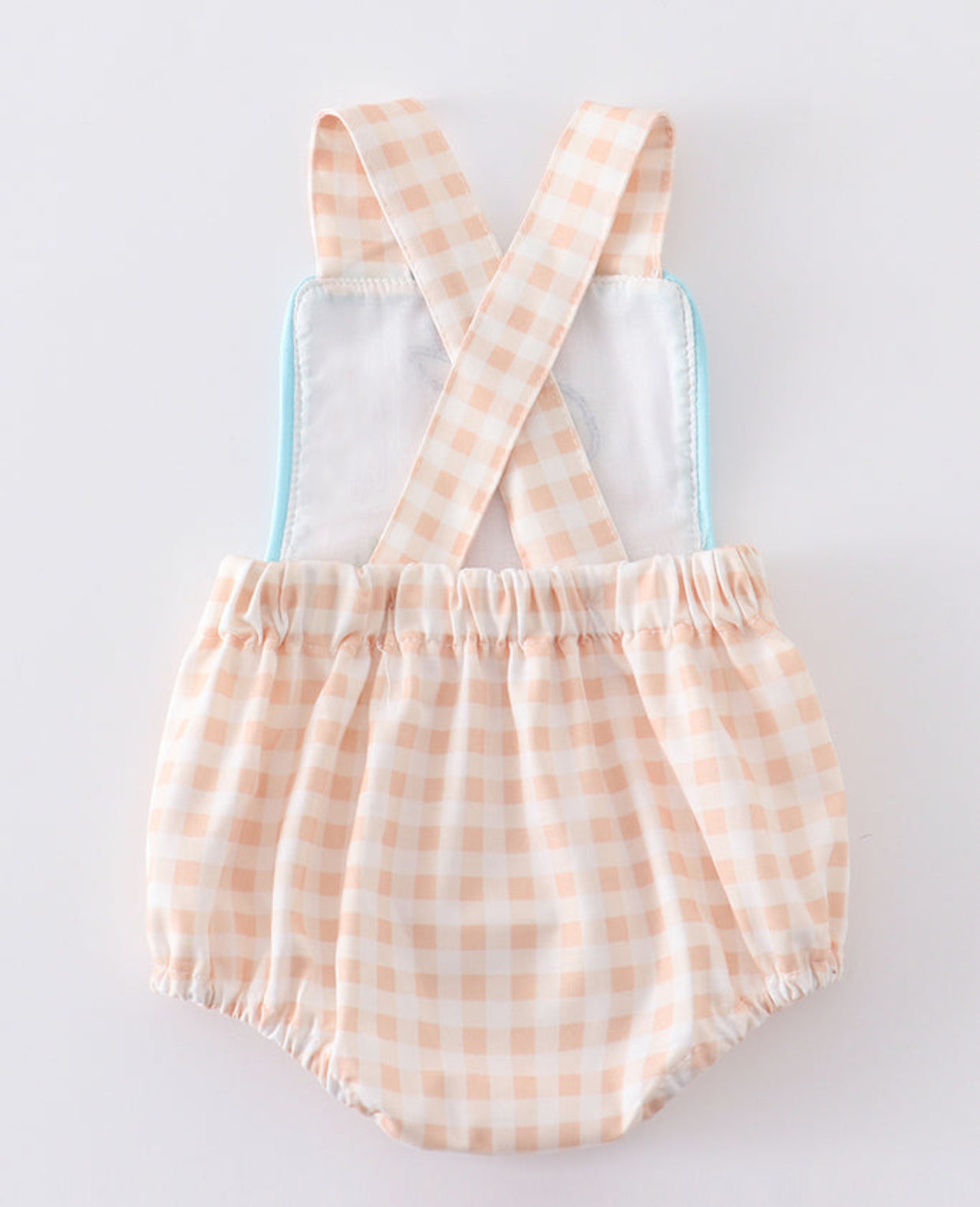 Plaid Rabbit Appliqué Bubble