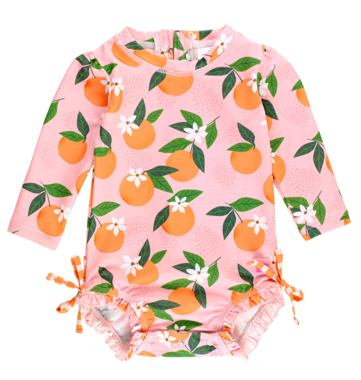 RuffleButts Long Sleeve One Piece Rash Guards