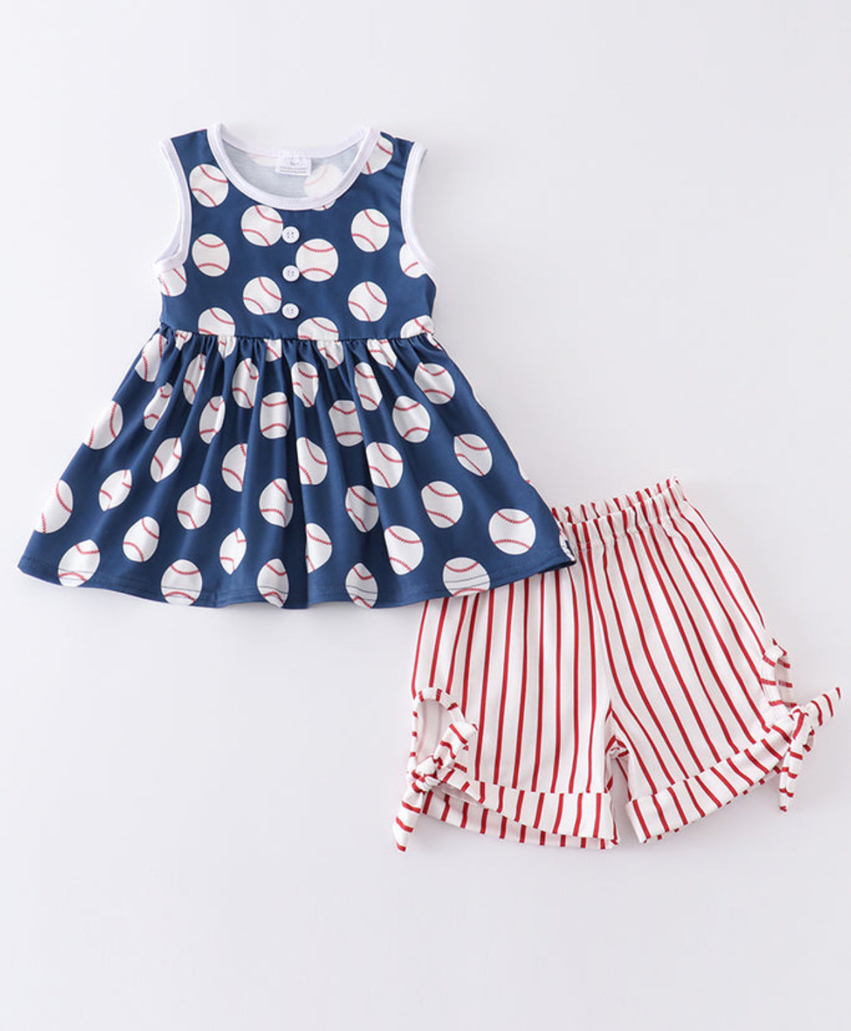 Baseball Print Girl Set