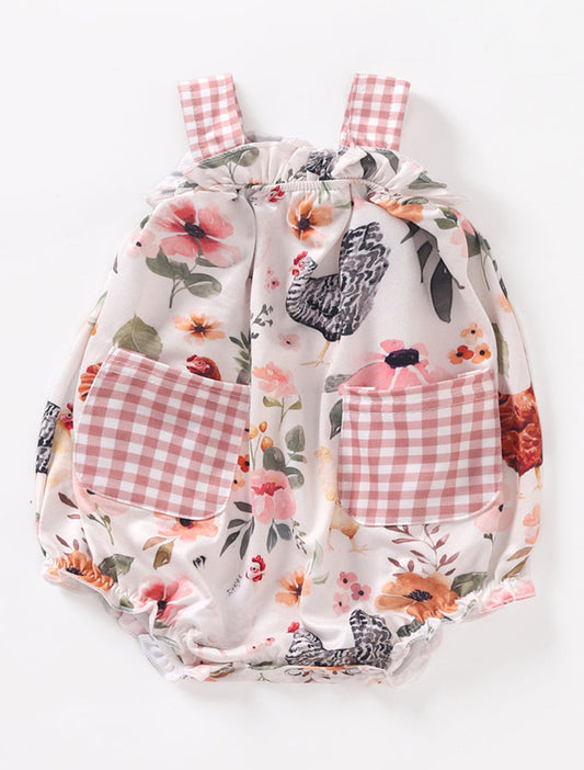 Floral Chicken Bubble