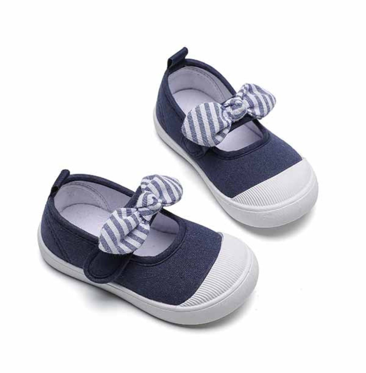 Navy Bow Mary Jane Sneaker