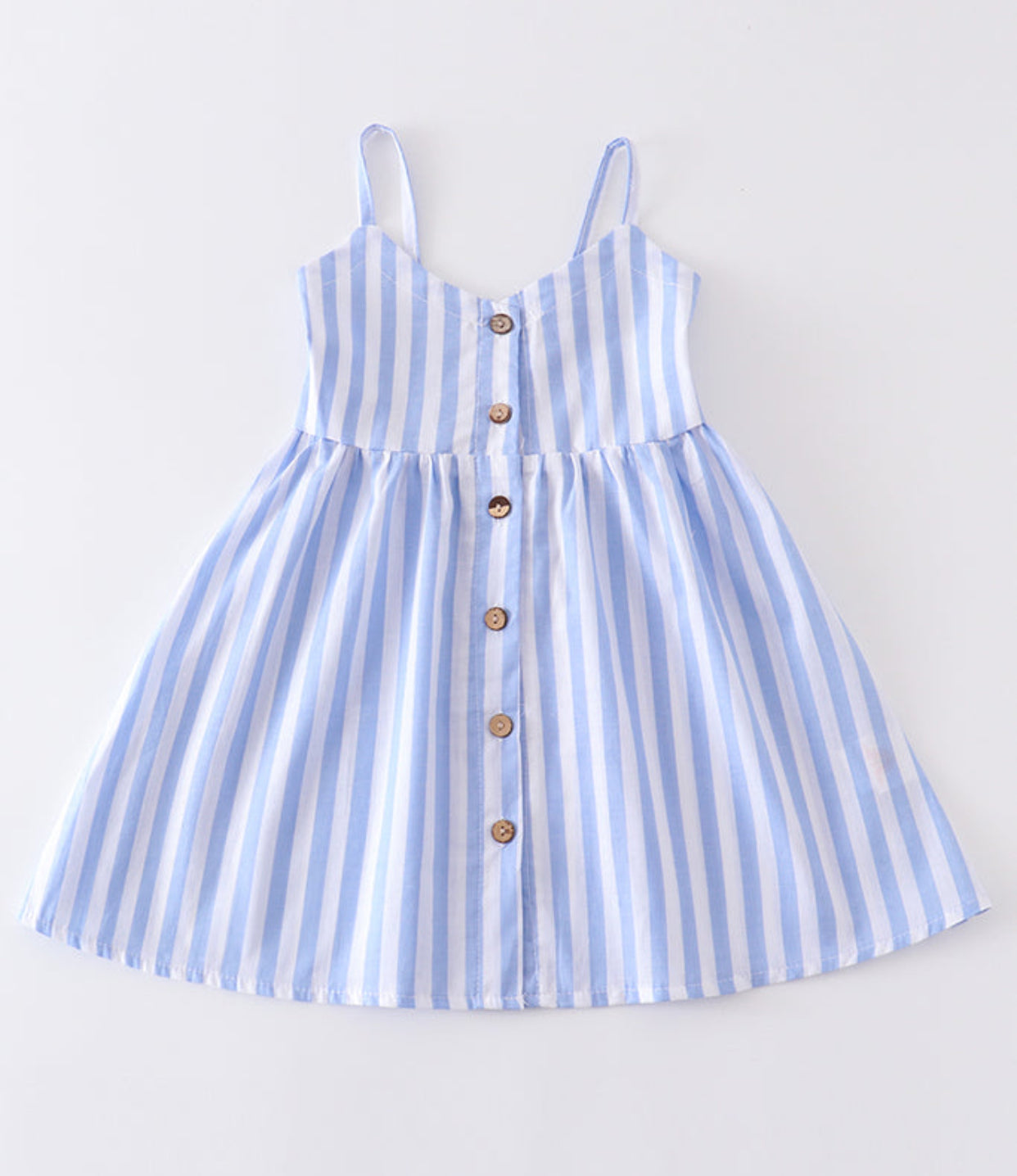 Striped Button-Down Dress