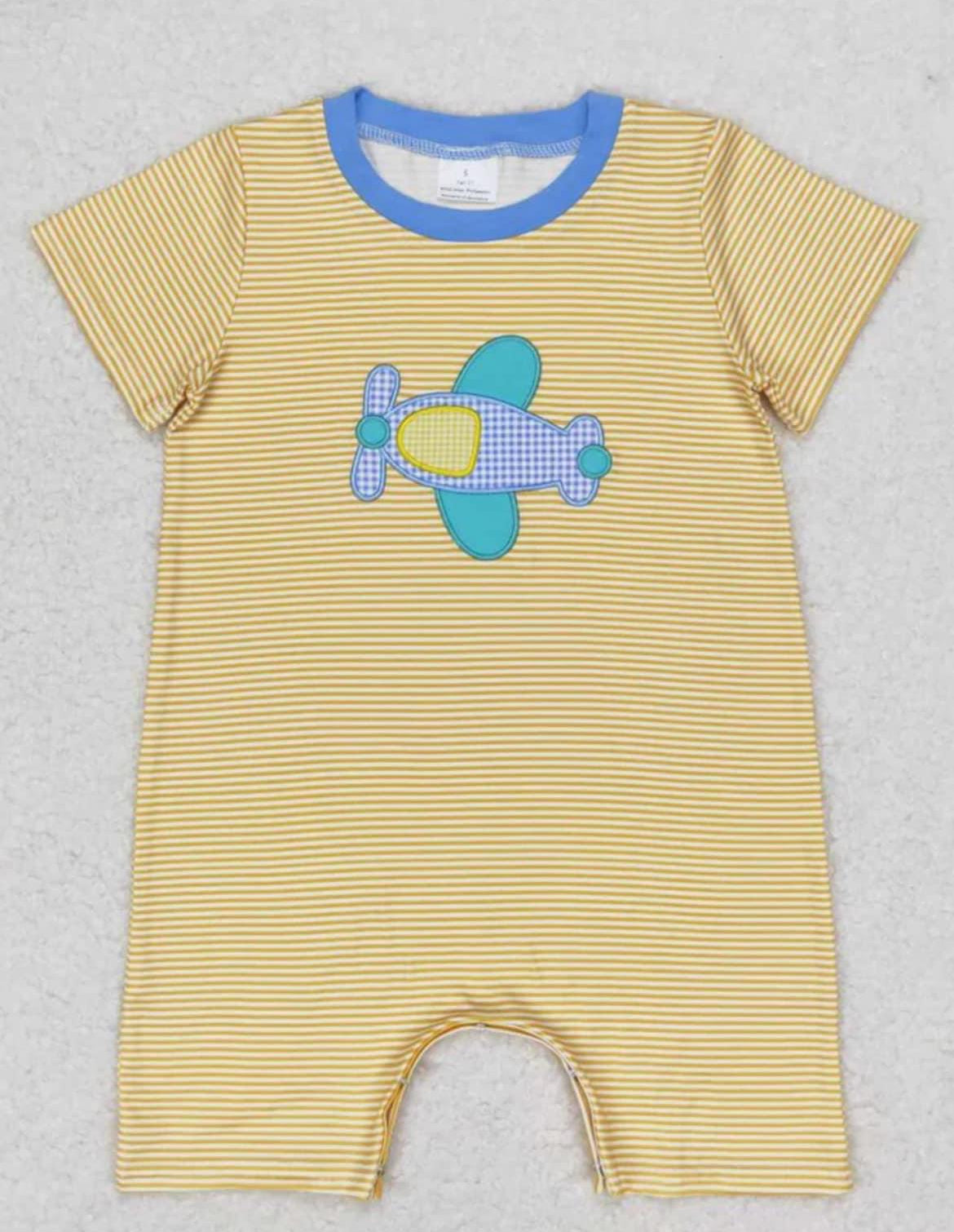 Airplane Boy Romper