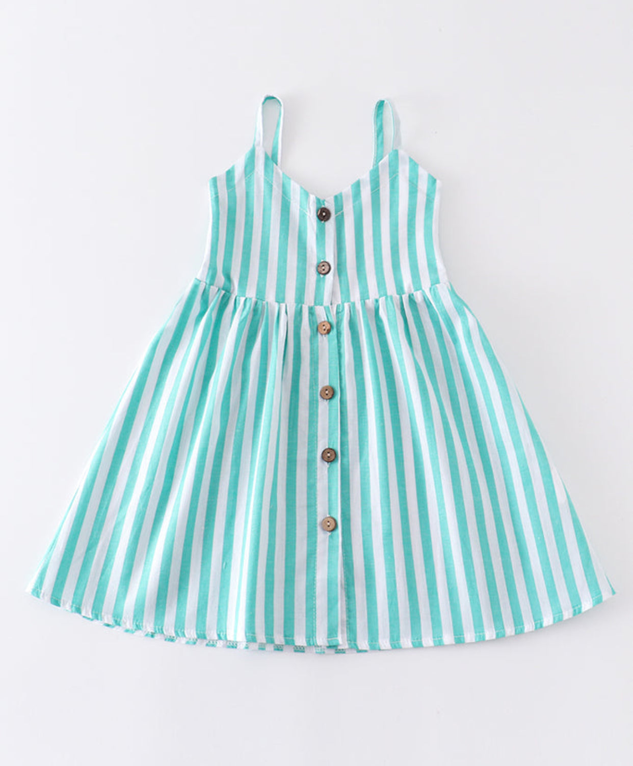 Striped Button-Down Dress