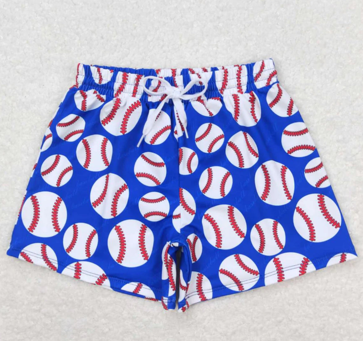 Boy’s Baseball Swim Trunks