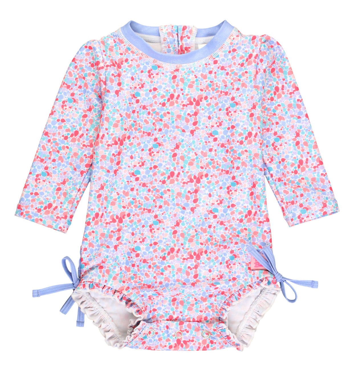 RuffleButts Long Sleeve One Piece Rash Guards