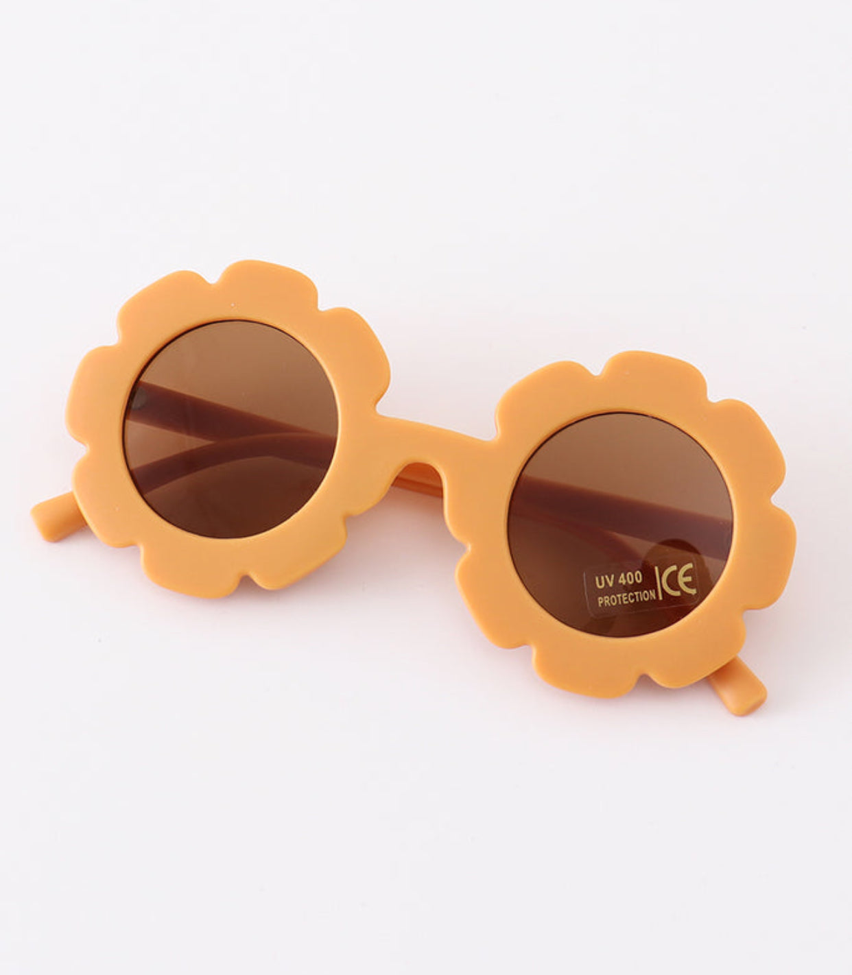 Retro Round Flower Sunglasses UV400