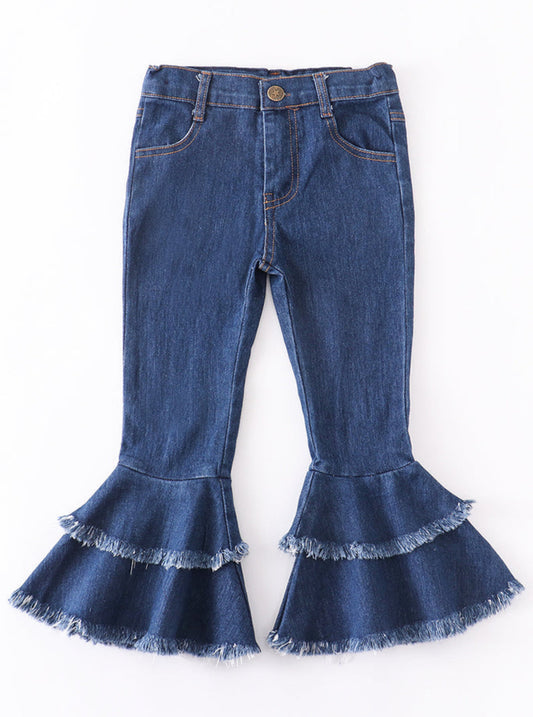 Double Layered Denim Jeans