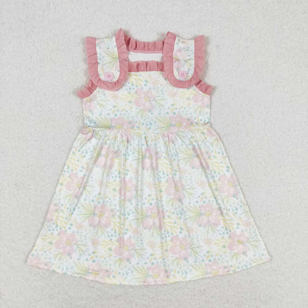 Yellow/Pink Floral Dress