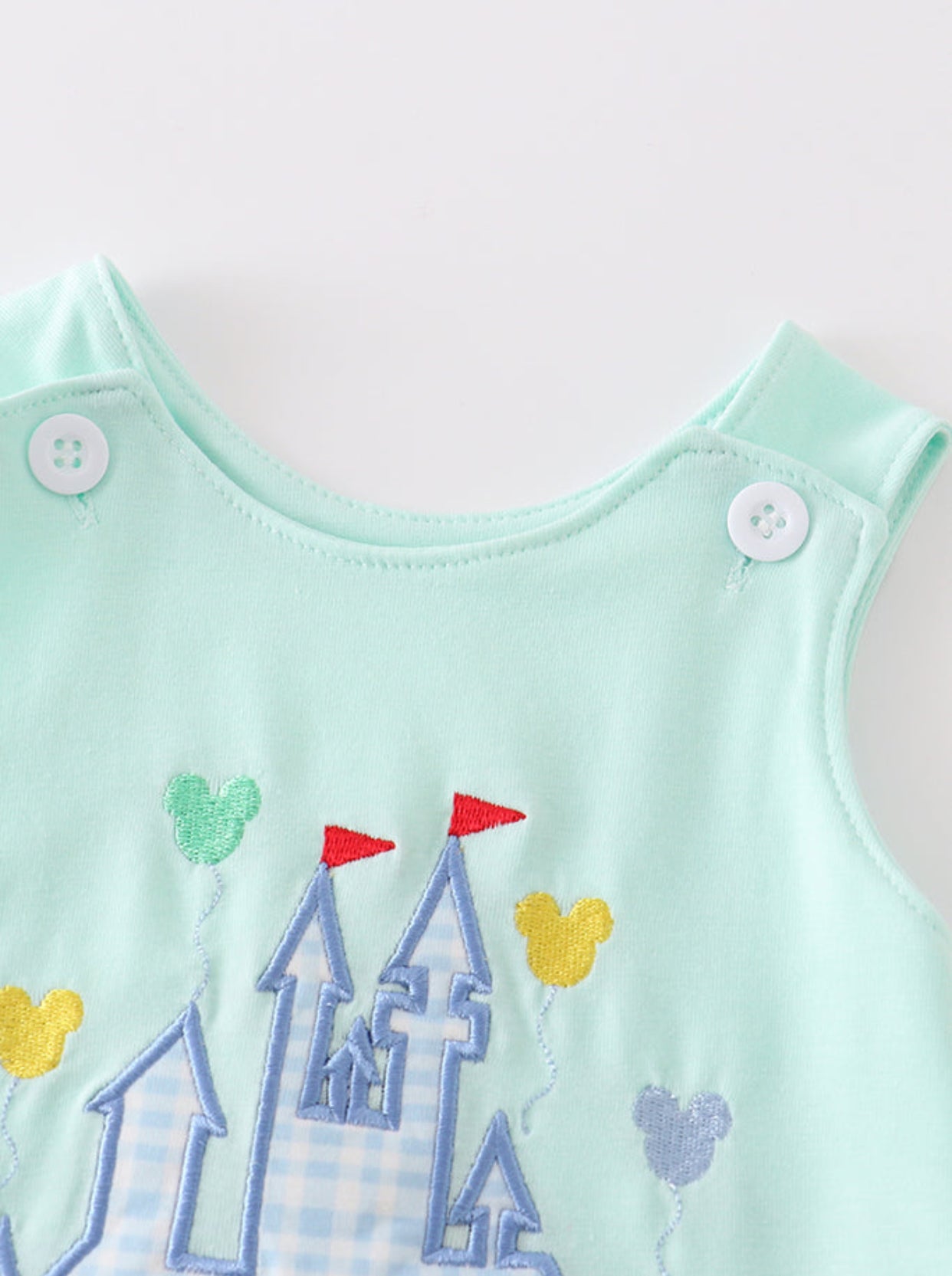 Green Castle Appliqué Bubble