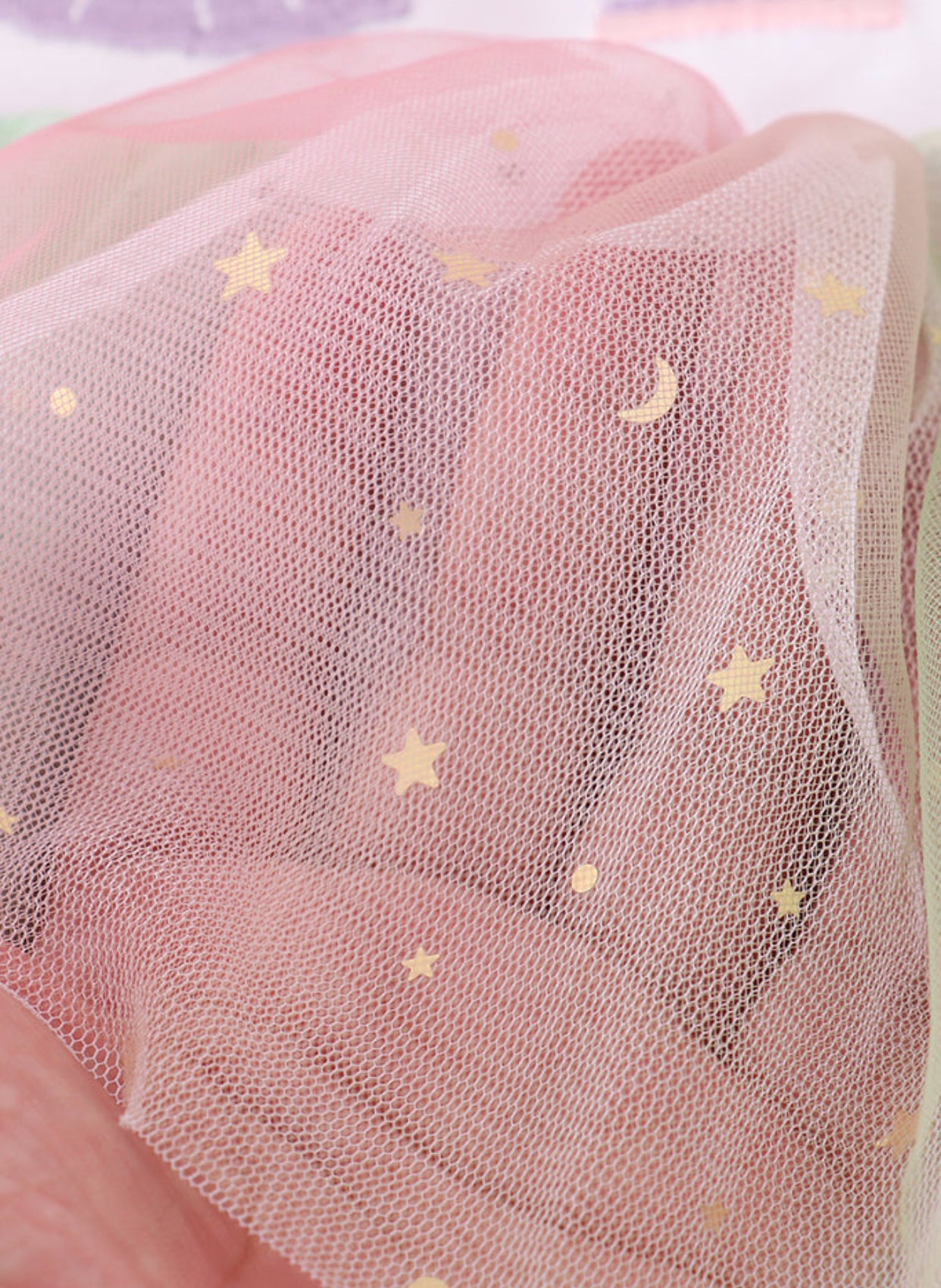 Rainbow Star Embroidery Bubble