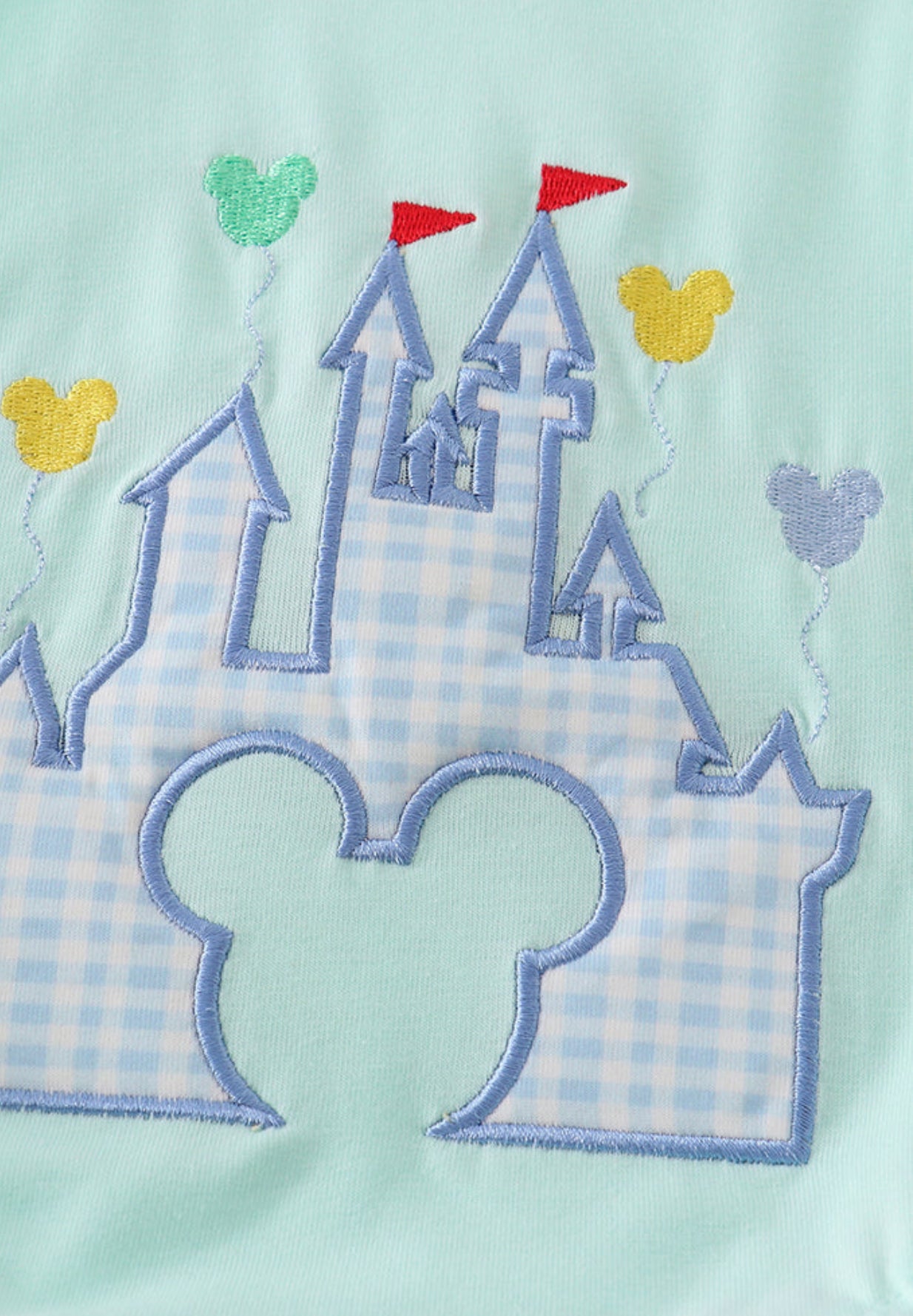 Green Castle Appliqué Bubble