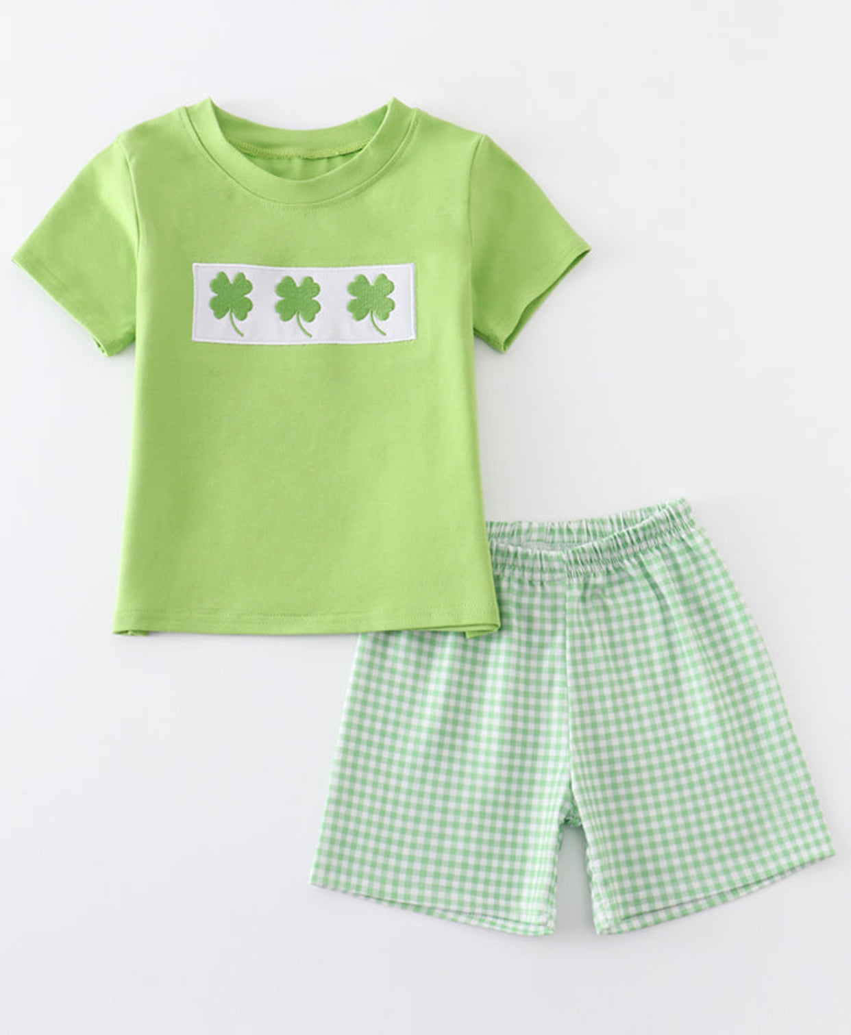 Green 4-Leaf Clover Embroidery Set