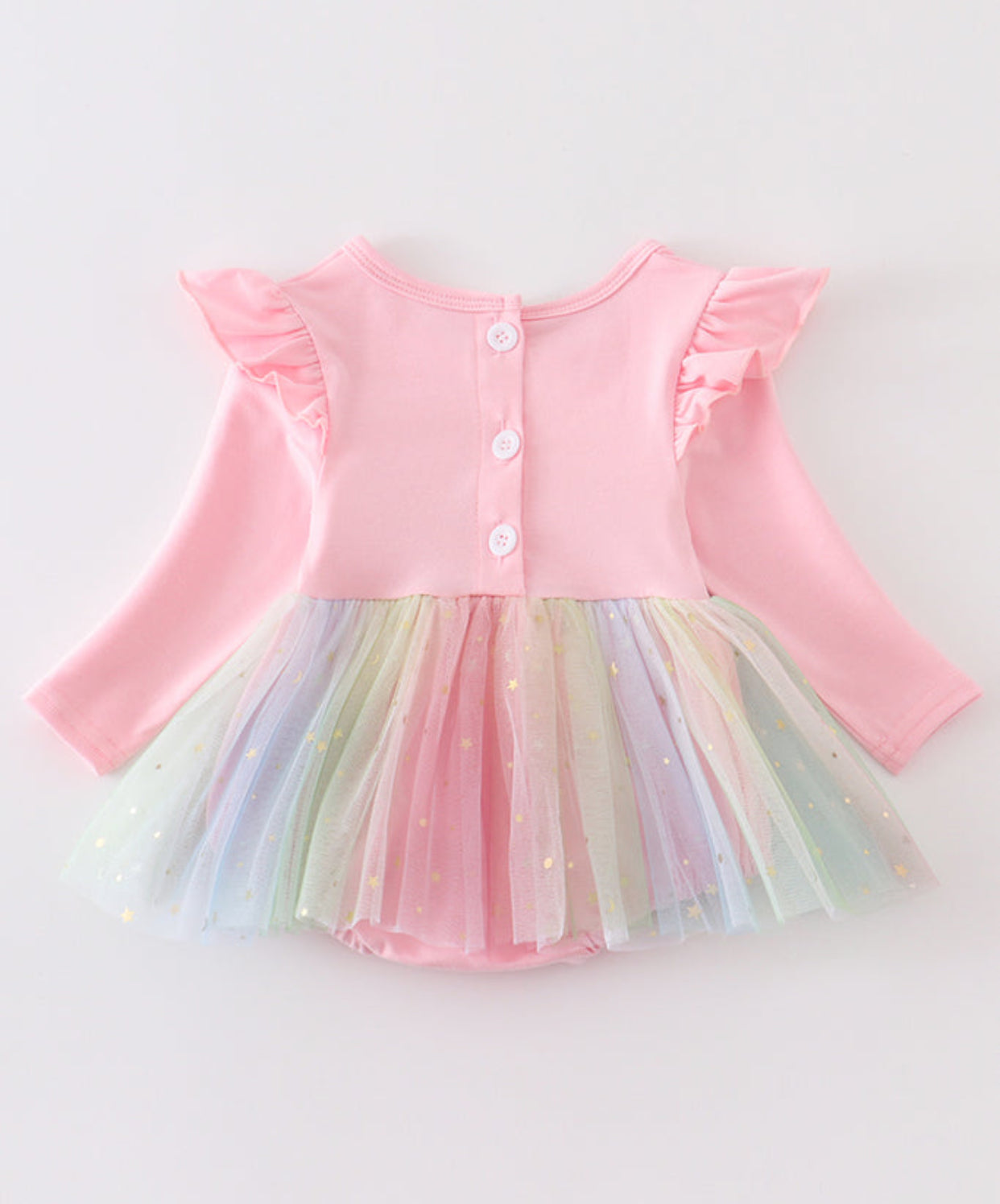 Rainbow Star Embroidery Bubble