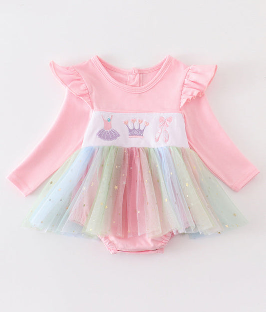 Rainbow Star Embroidery Bubble