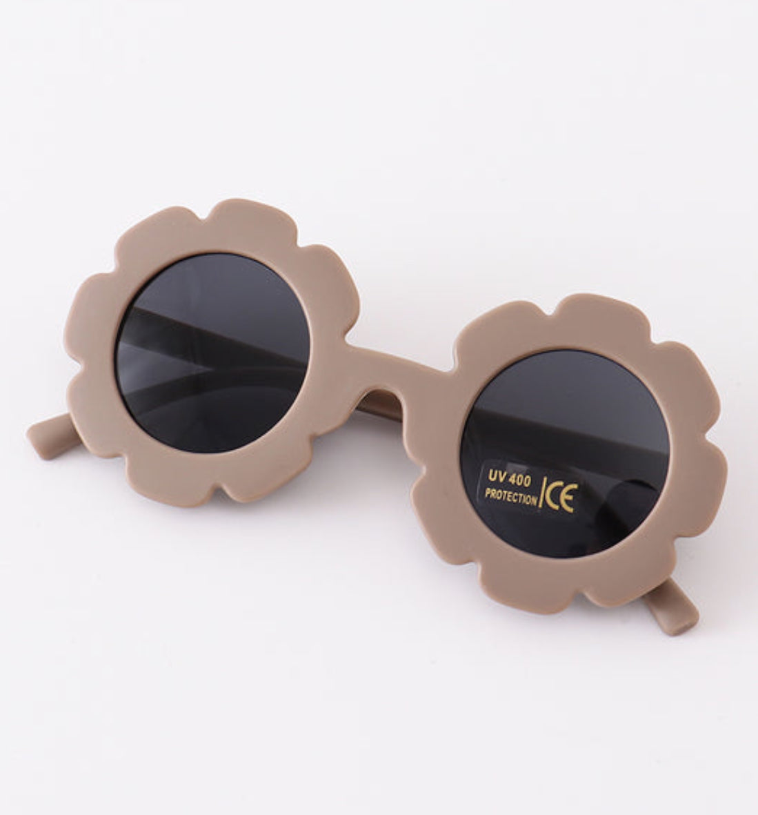 Retro Round Flower Sunglasses UV400