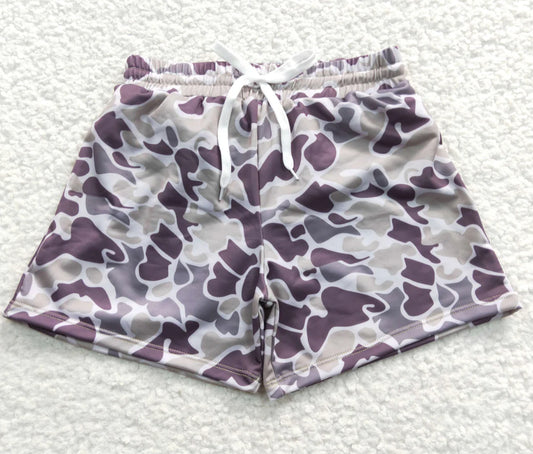 Boy’s Camo Swim Trunks